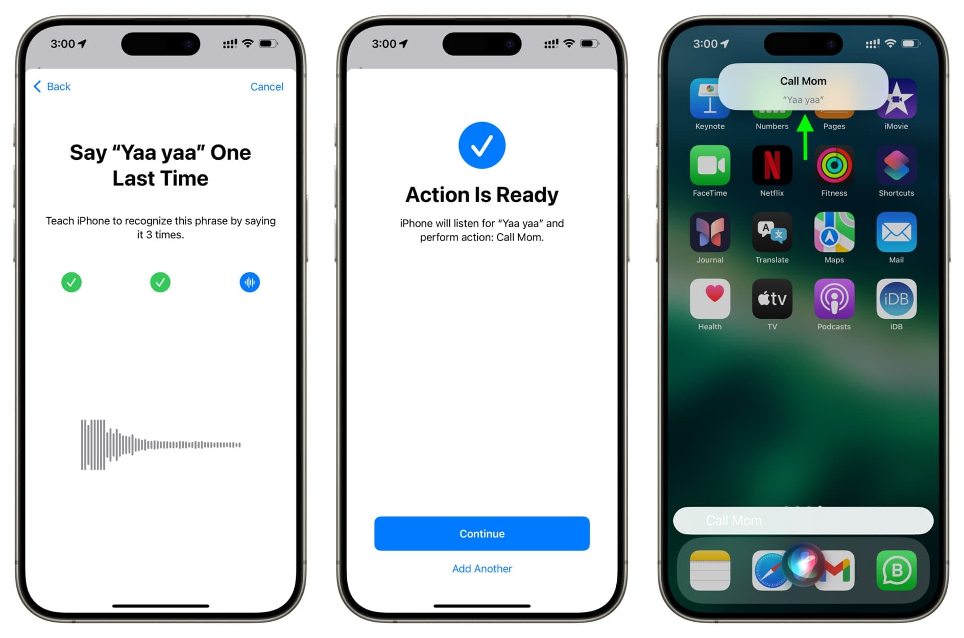مراحل اجرای میانبرهای صوتی