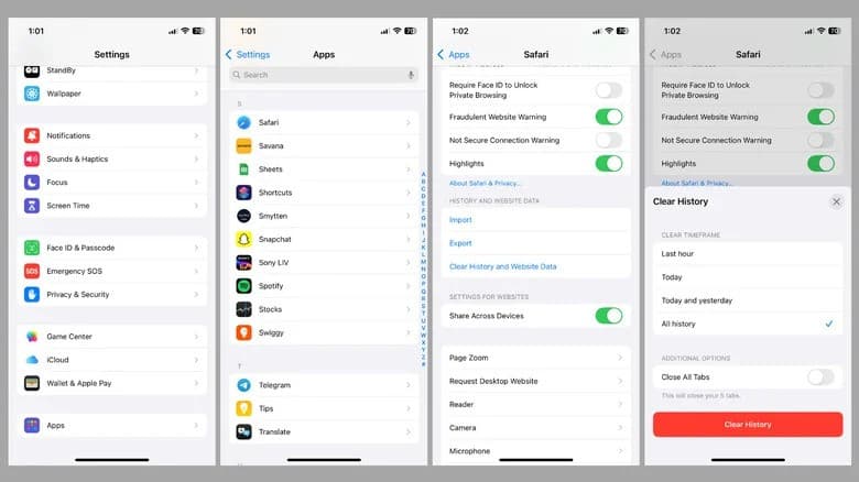 پاک کردن حافظه پنهان