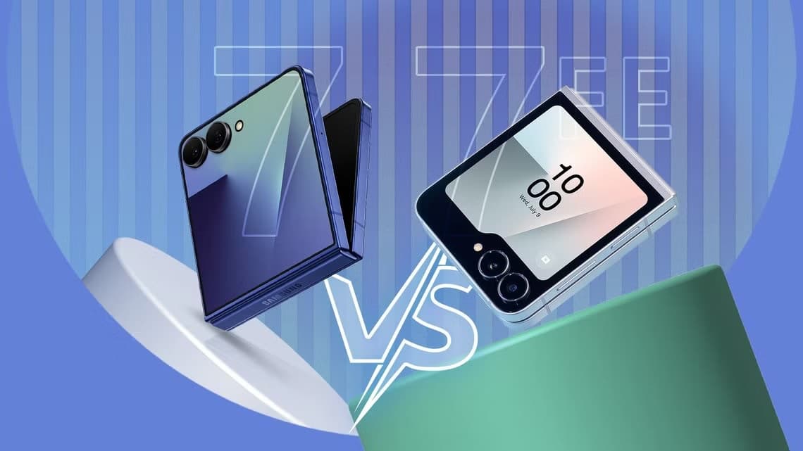 گلکسی زد فلیپ ۷ در برابر گلکسی زد فلیپ ۷ اف ای