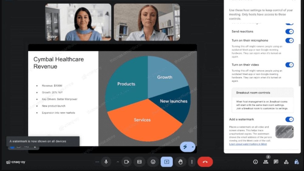 گوگل میت به هوش مصنوعی جمنای مجهز میشود