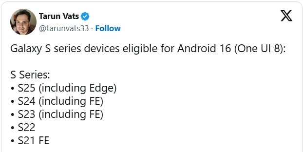 لیست گوشیهای سازگار با One UI 8