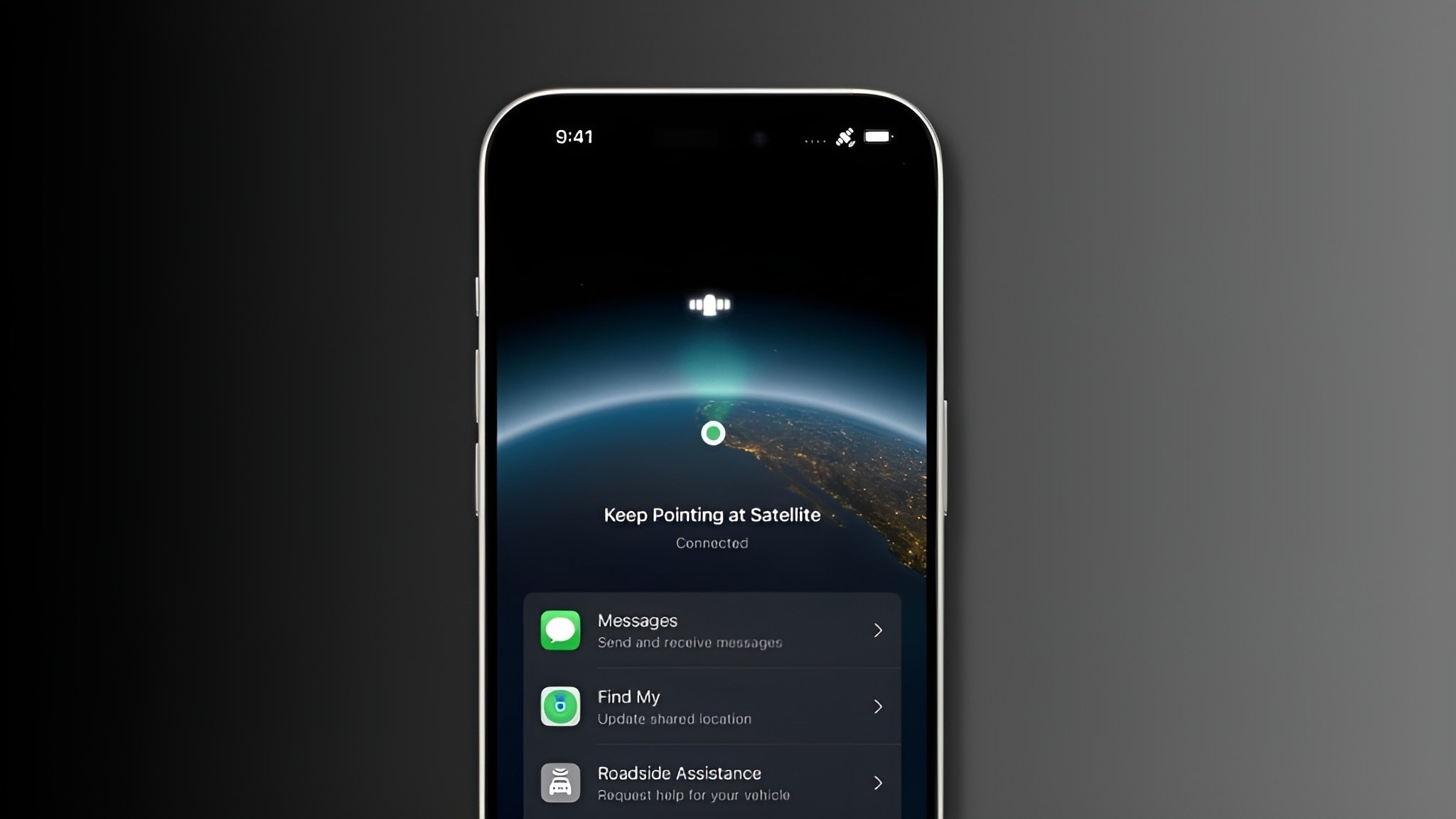 قابلیت ماهواره ای آيفون