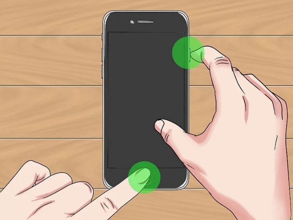 اسکرین شات گرفتن آیفون با دکمه هوم