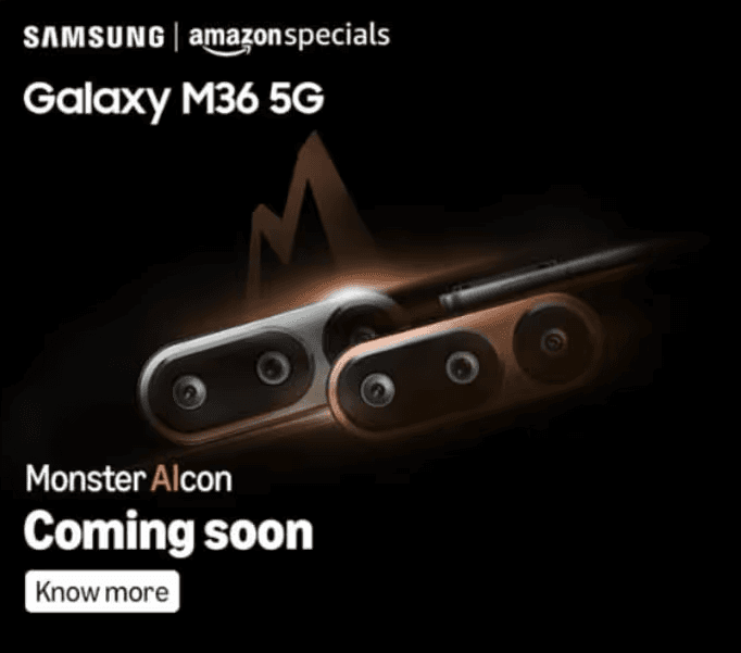 تیزر گلکسی M36 سامسونگ