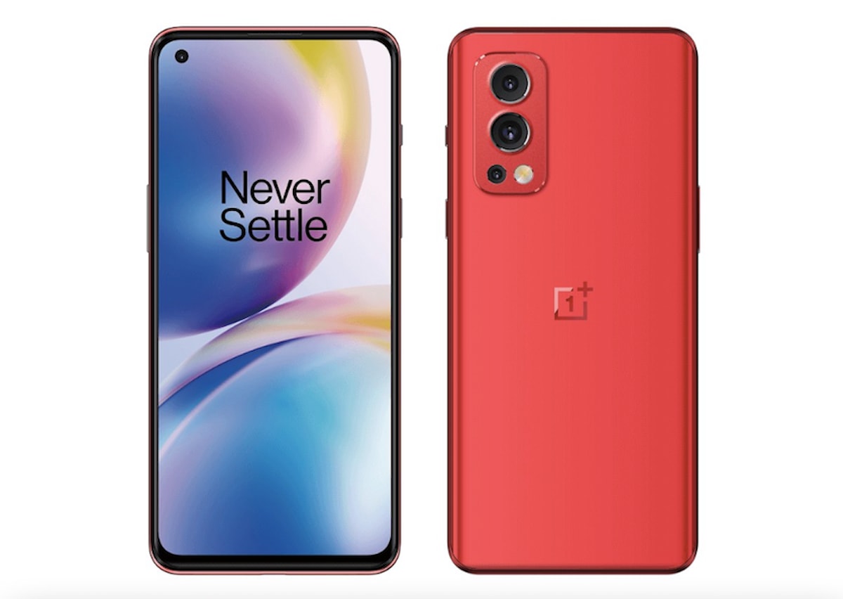 رندر لو رفته از وان پلاس نورد 2 در رنگ قرمز