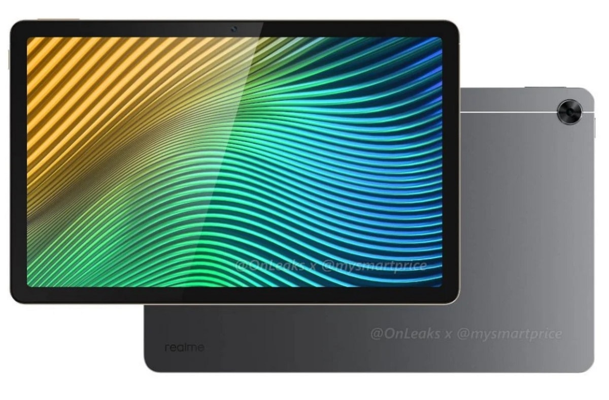 ریلمی پد در رنگ خاکستری