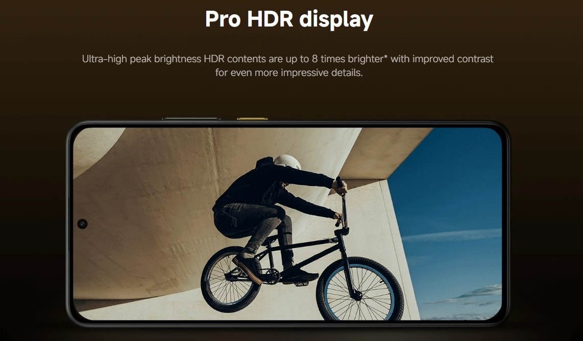 صفحهنمایش پوکو ایکس ۷ پرو