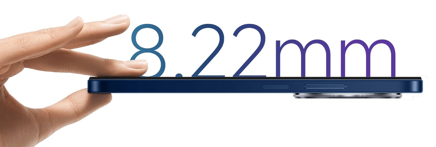 ضخامت گوشی شیائومی ردمی 14C 4G