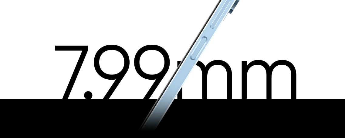 ضخامت گوشی ریلمی نوت 50