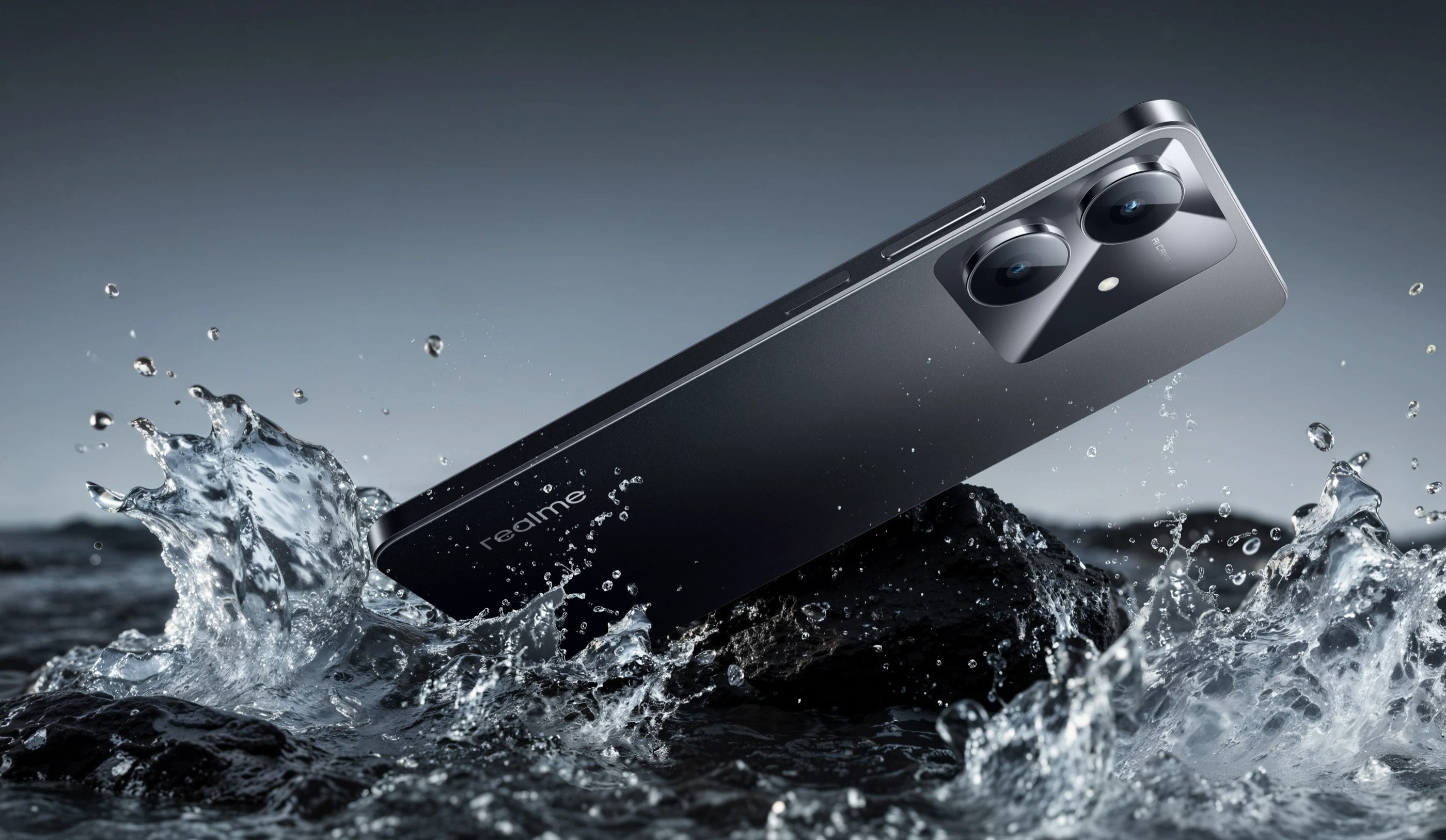 مقاومت گوشی ریلمی نوت 60x در برابر نفوذ اب