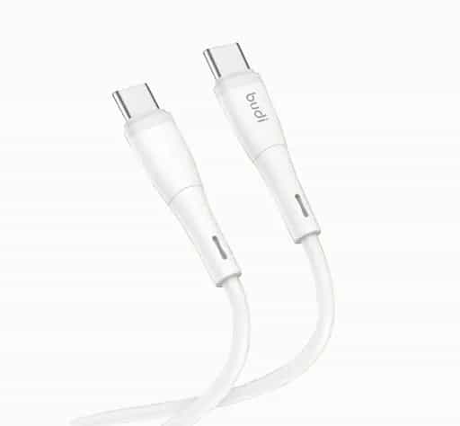 کابل شارژ سیلیکونی USB-C به USB-C بودی مدل DC237TT12W