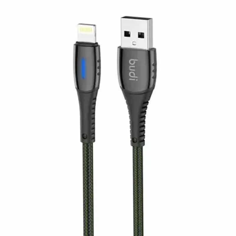 کابل فست شارژ کنفی USB به لایتنینگ بودی مدل Budi DC212L10L