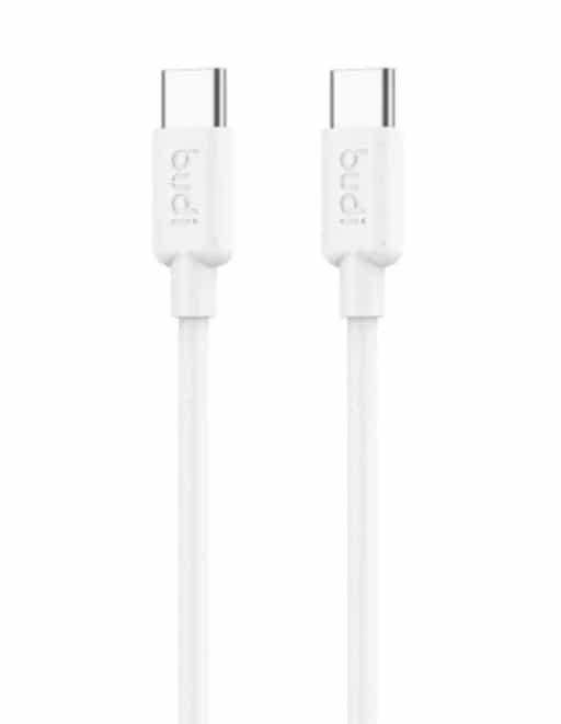 کابل شارژ USB-C به USB-C بودی مدل Budi DC230DTT12W