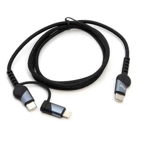 کابل شارژ کنفی USB-C به USB-C / لایتنینگ بودی مدل DC231TTL10B-0