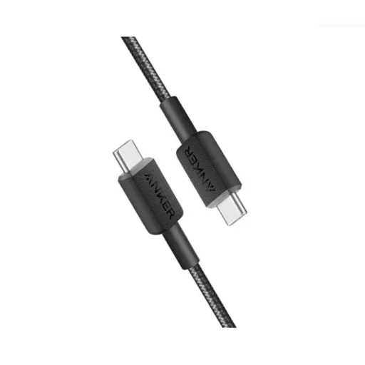 کابل شارژ کنفی USB-C به USB-C انکر مدل A81D5-0