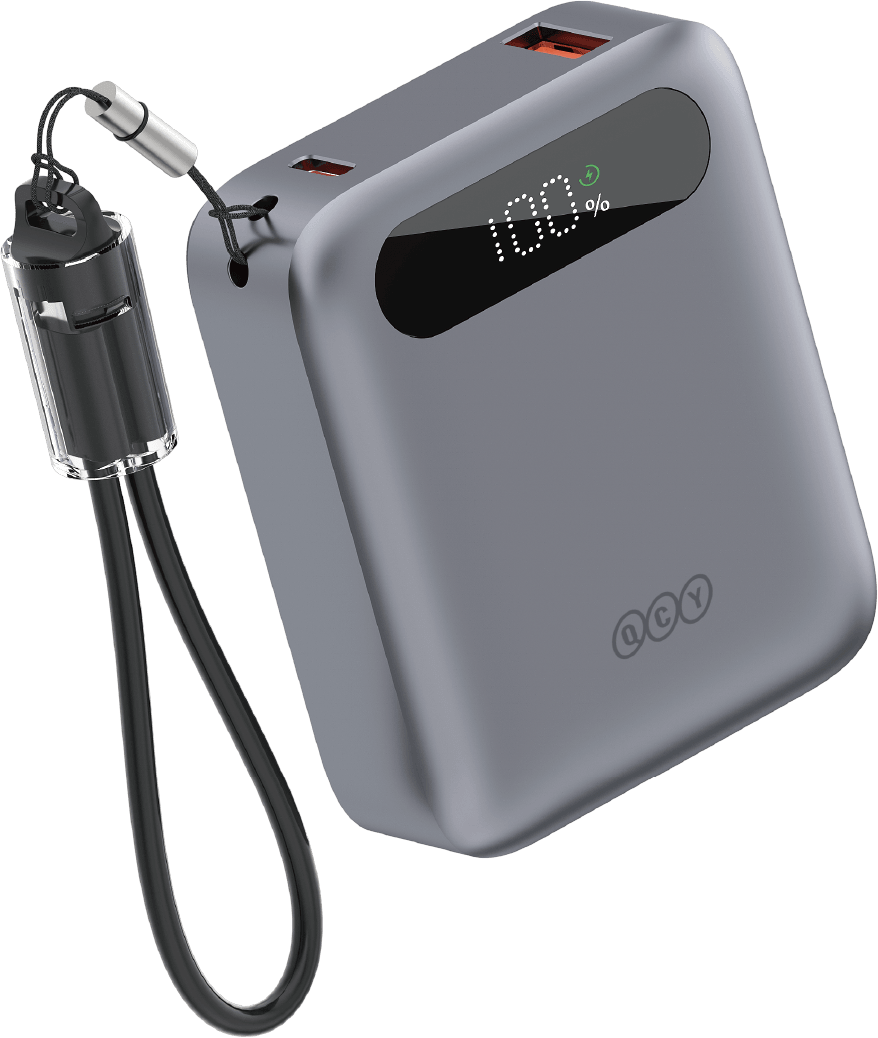 پاوربانک کیو سی وای مدل PB10D ظرفیت 10000 میلیآمپر-0