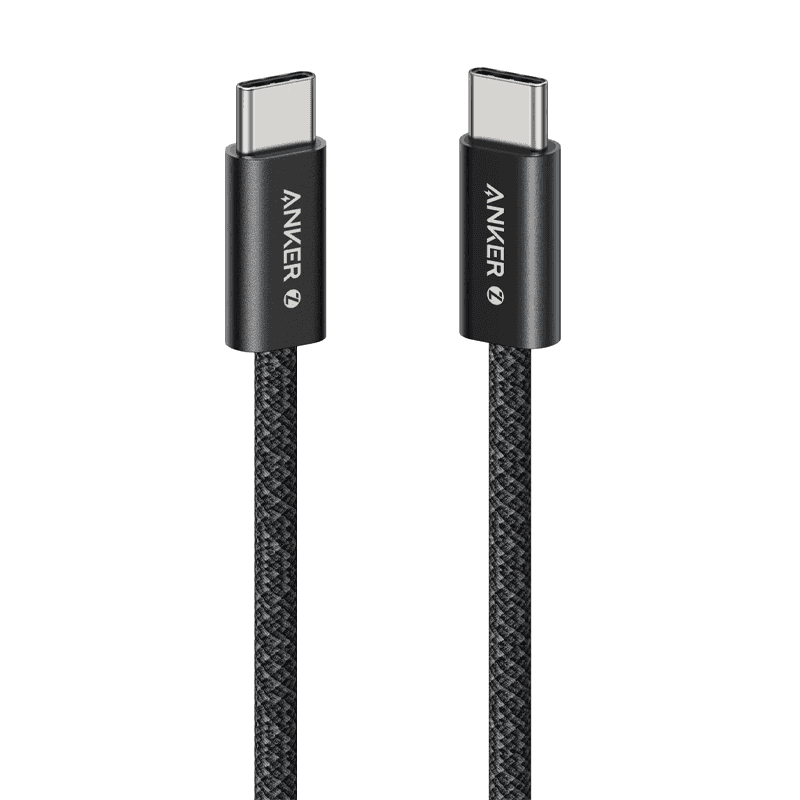 کابل شارژ کنفی USB-C به USB-C انکر مدل Zolo Cable Fast Charging A8060