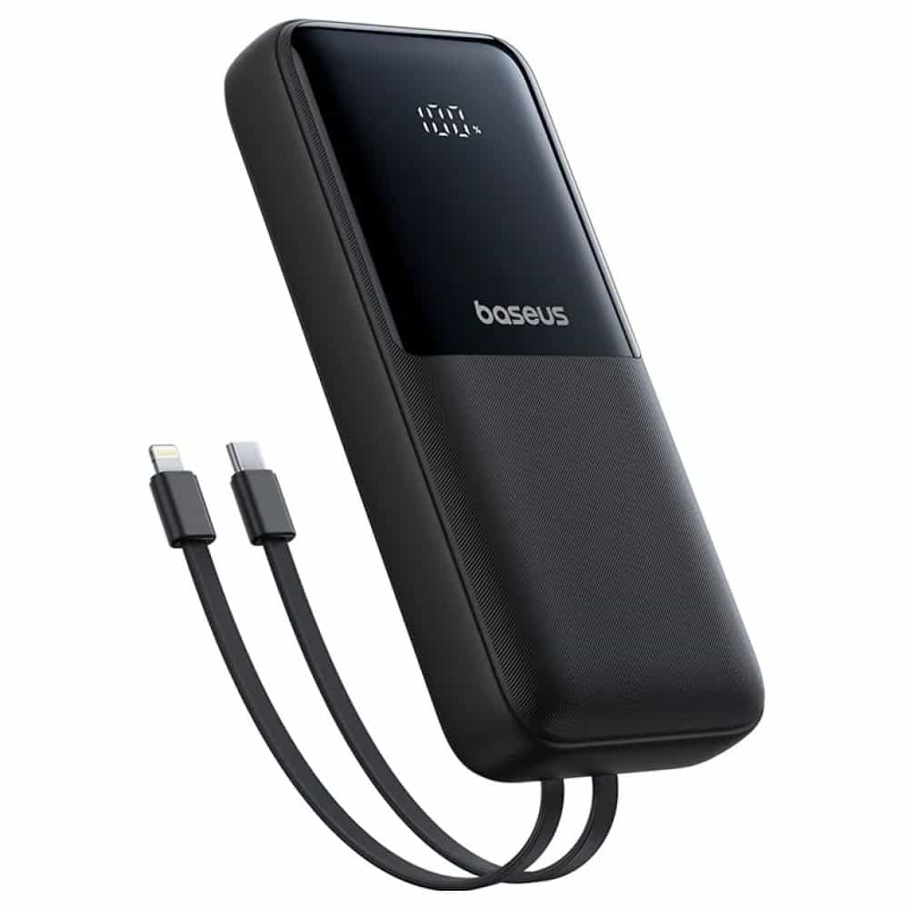 پاوربانک 22.5 وات باسئوس مدل Lipow Dual Cable ظرفیت 20000 میلیآمپر