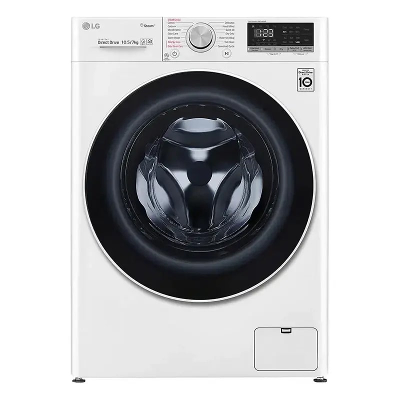 ماشین لباسشویی 10.5 کیلوگرم ال جی مدل F4V5RGP0W-1