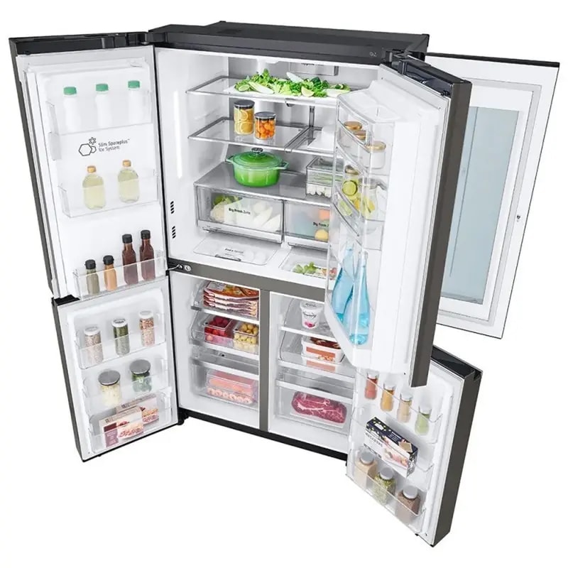 یخچال فریزر ساید بای ساید 25 فوت ال جی مدل X24FMKBL-3
