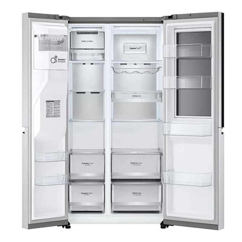 یخچال فریزر ساید بای ساید 28 فوت ال جی مدل X267CSHW-4