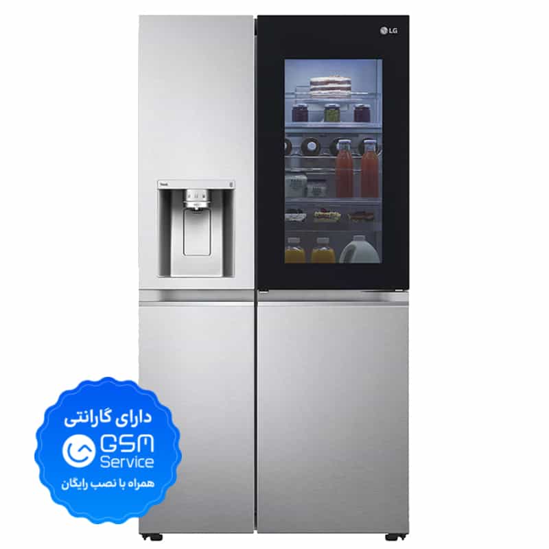 یخچال فریزر ساید بای ساید 28 فوت ال جی مدل X267CSHW