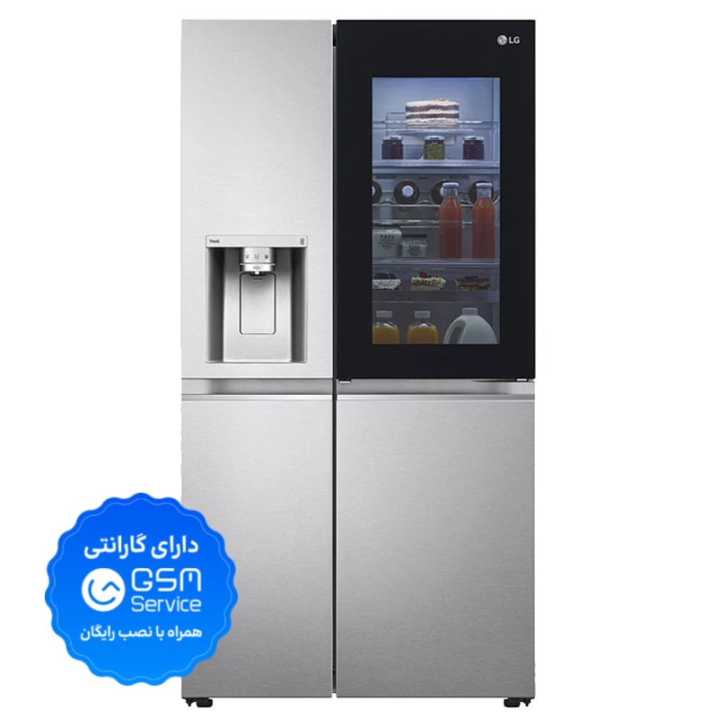 یخچال فریزر ساید بای ساید 28 فوت ال جی مدل X267CSHW-0