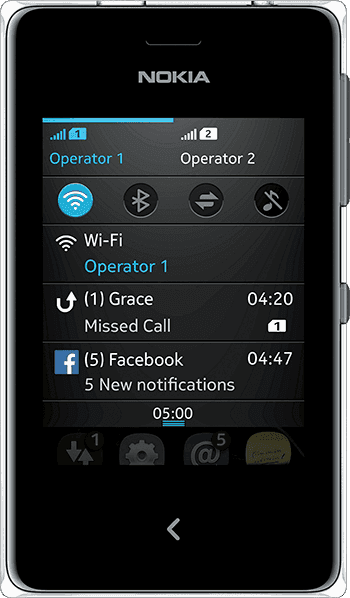 نوکیا آشا 500 دو سیم کارت-0