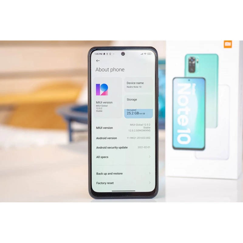 شیائومی ردمی نوت 10 ظرفیت 128GB رم 4GB-2
