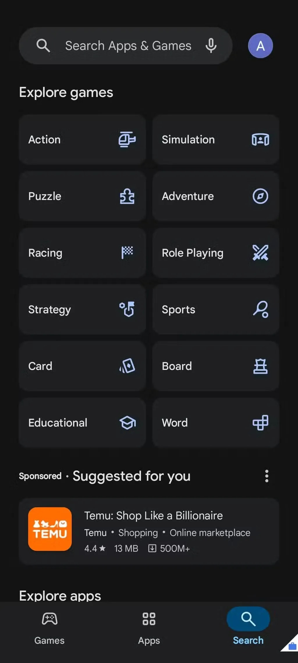 دسترسی به بهترین اپلیکیشنها