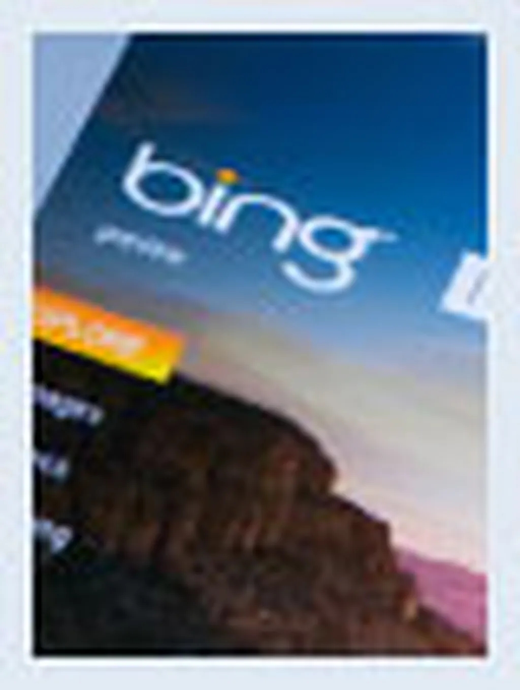 موتور جستجوی Bing برای آیفون