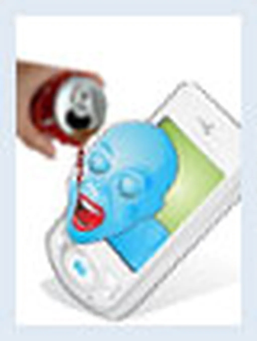 شارژ تلفن همراه با نوشابه