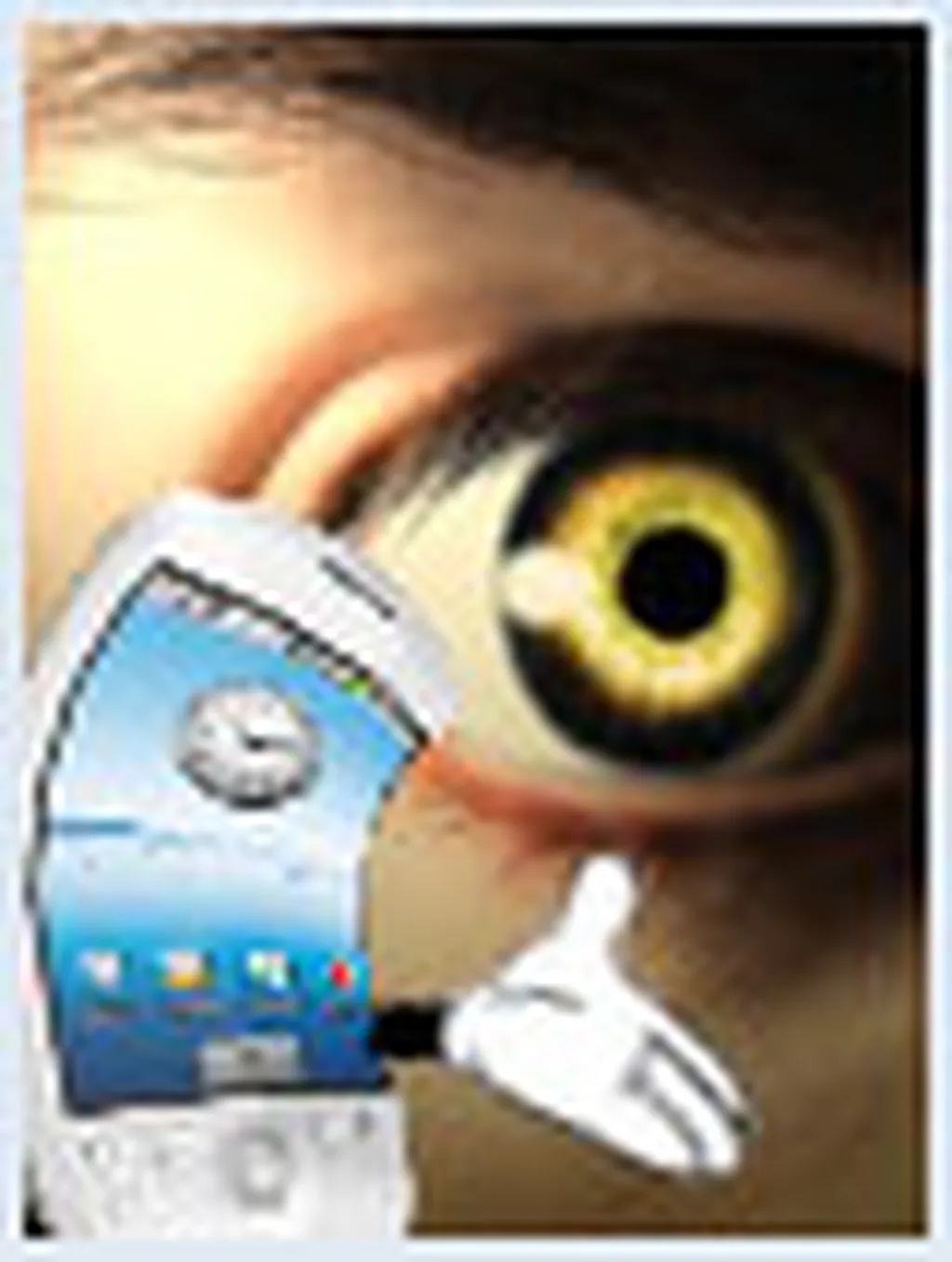 تلفن همراه تحت فرمان چشمان شما