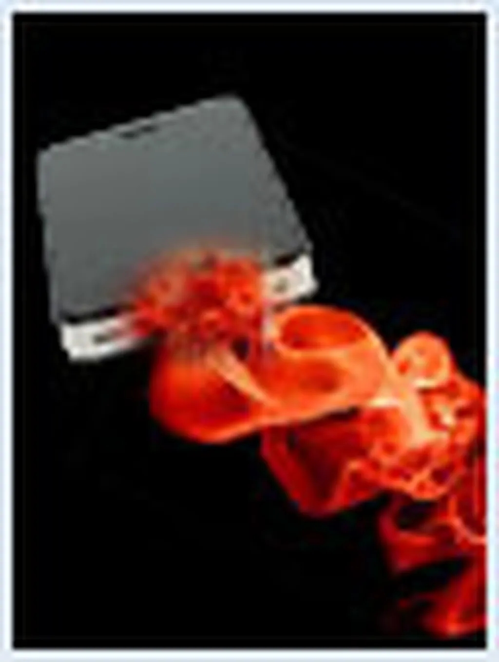 آیفون 4 آتش گرفت