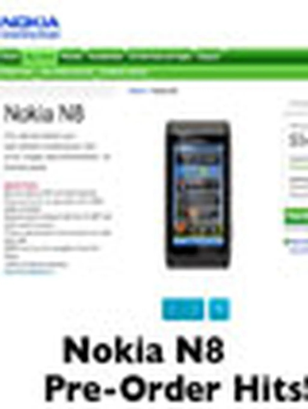 عرضه نوکیاN8 آغاز شد