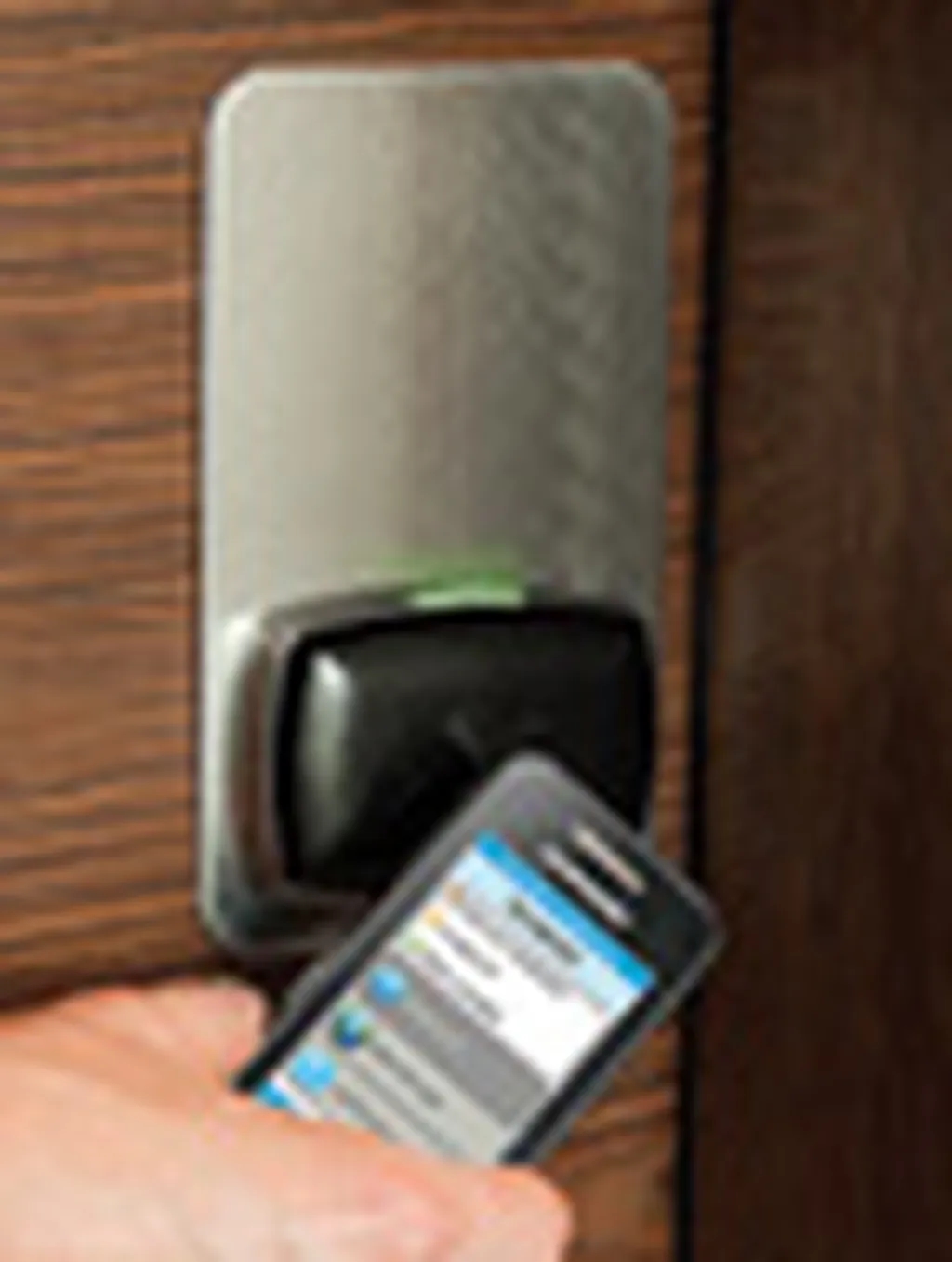 تلفن همراه به جای کلید قفل