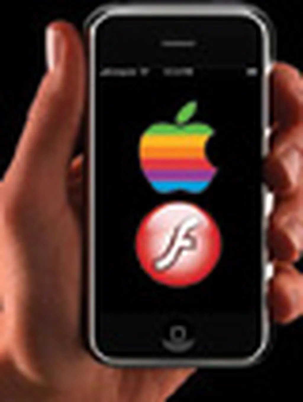 فلش به آيفون آمد