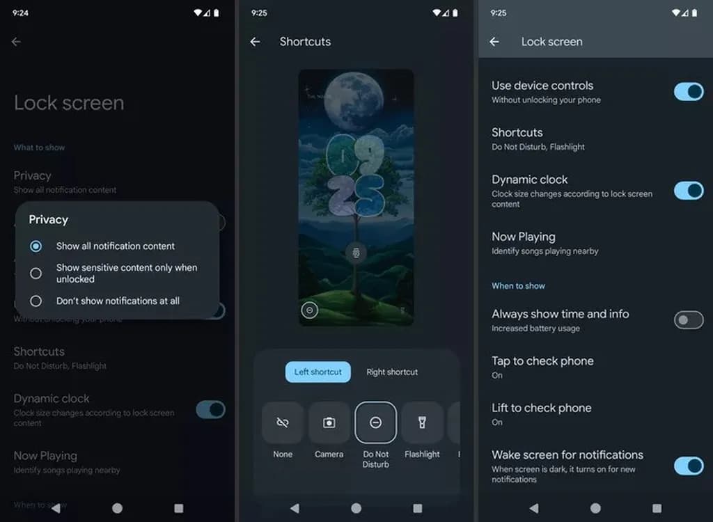 شخصیسازی صفحه قفل