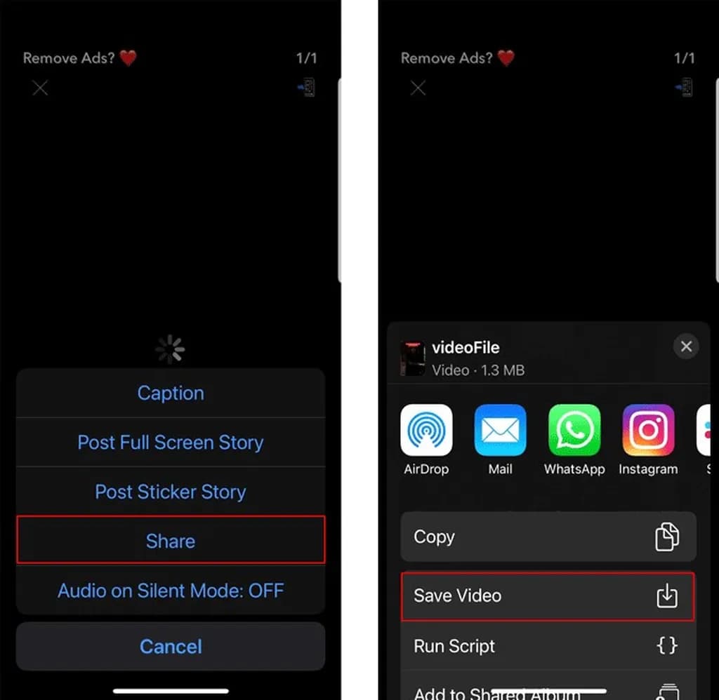دانلود ریلز اینستاگرام آیفون