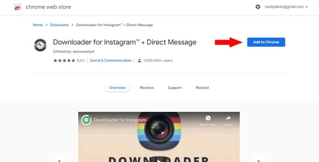 دانلود ریلز اینستاگرام با استفاده از افزونهی کروم