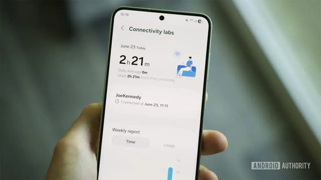 Connectivity Labs galaxy phone