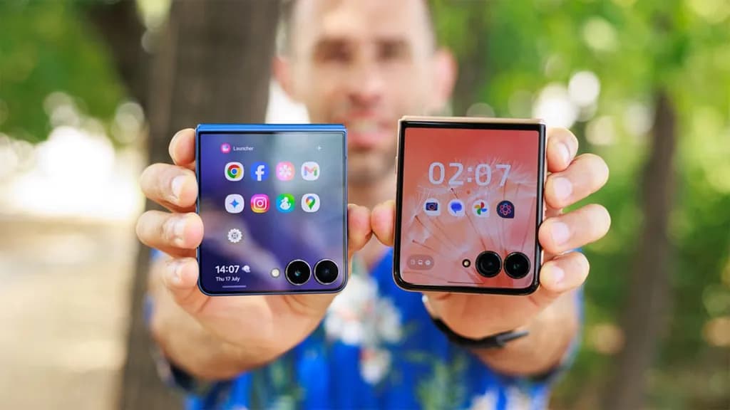 Galaxy Z Flip 7 vs Motorola Razr Ultra 2025