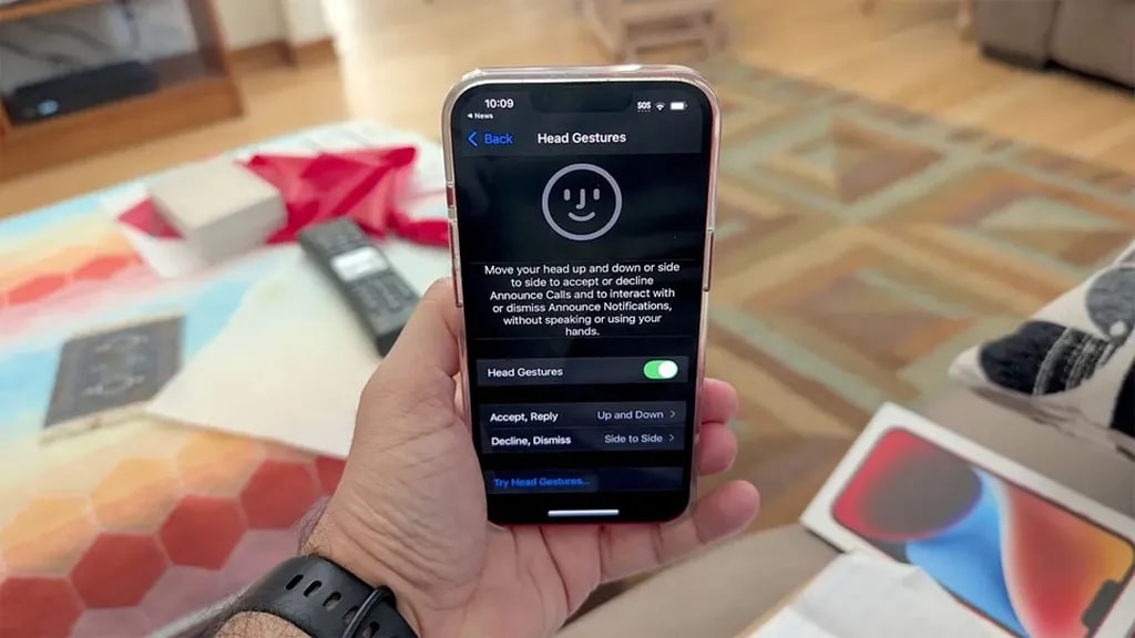 Head Gestures AirPods 4