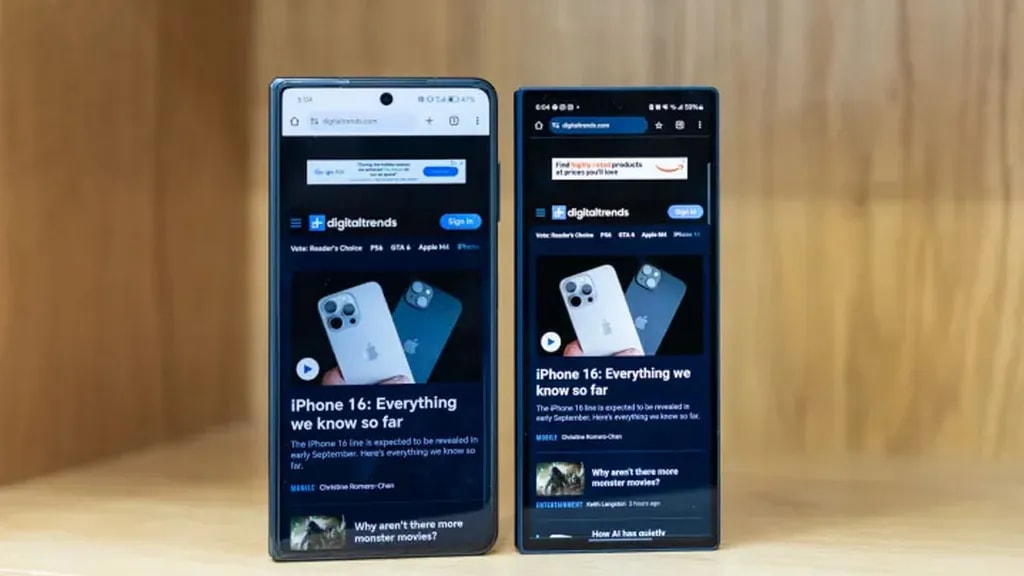 Galaxy Z Fold 6 and Honor Magic V3