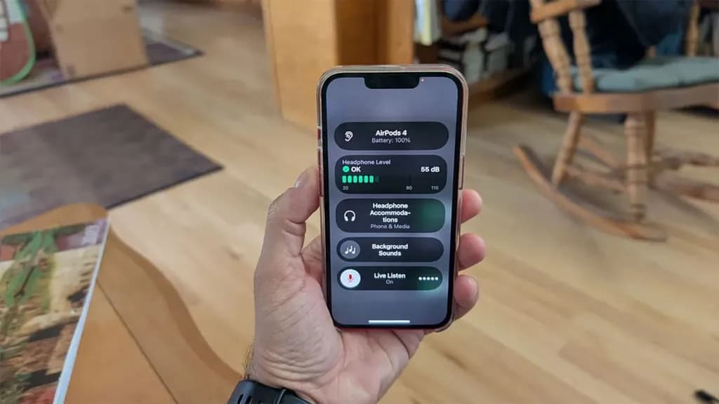 Live Listen AirPods 4