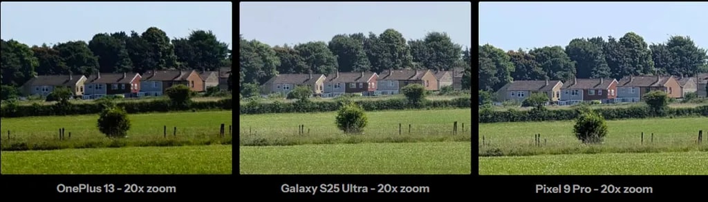 OnePlus 13 vs Pixel 9 Pro XL and Galaxy S25 Ultra