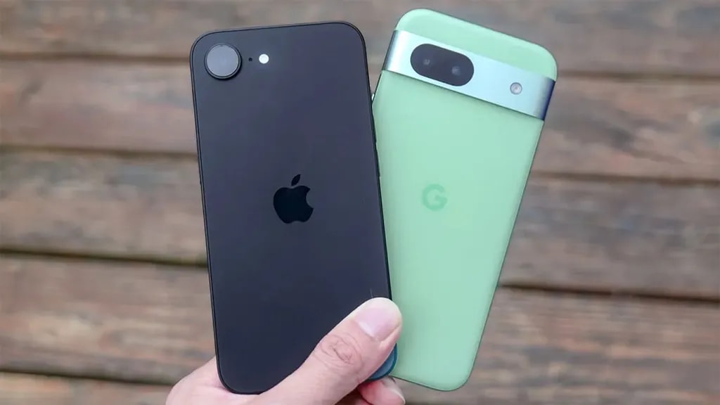 Pixel 8a and iPhone 16e