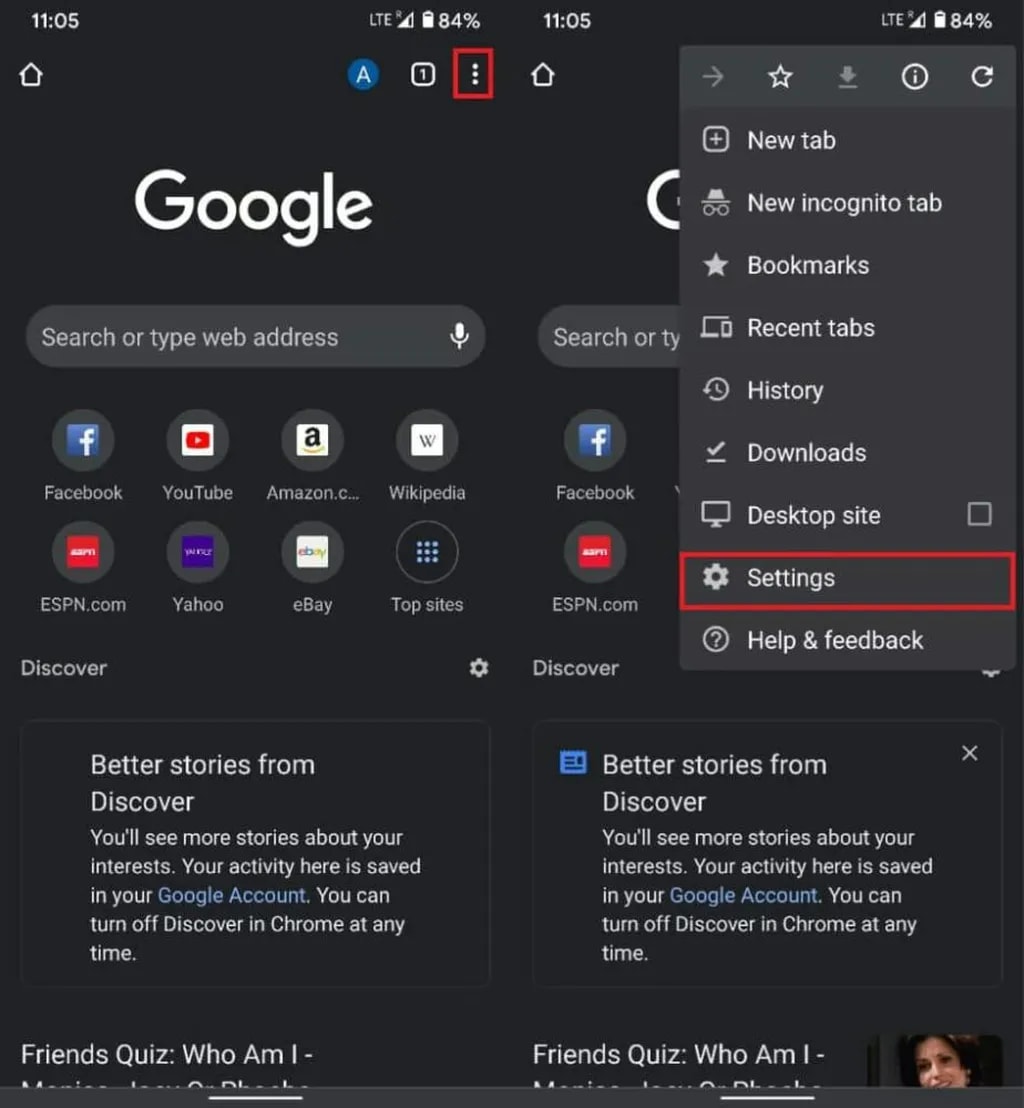 ریستکردن تنظیمات گوگلکروم از طریق برنامهی کروم