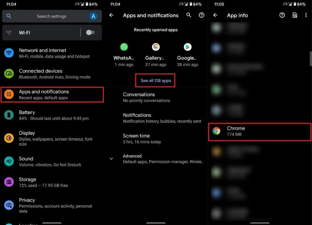 مراحل ریست گوگلکروم از طریق تنظیمات