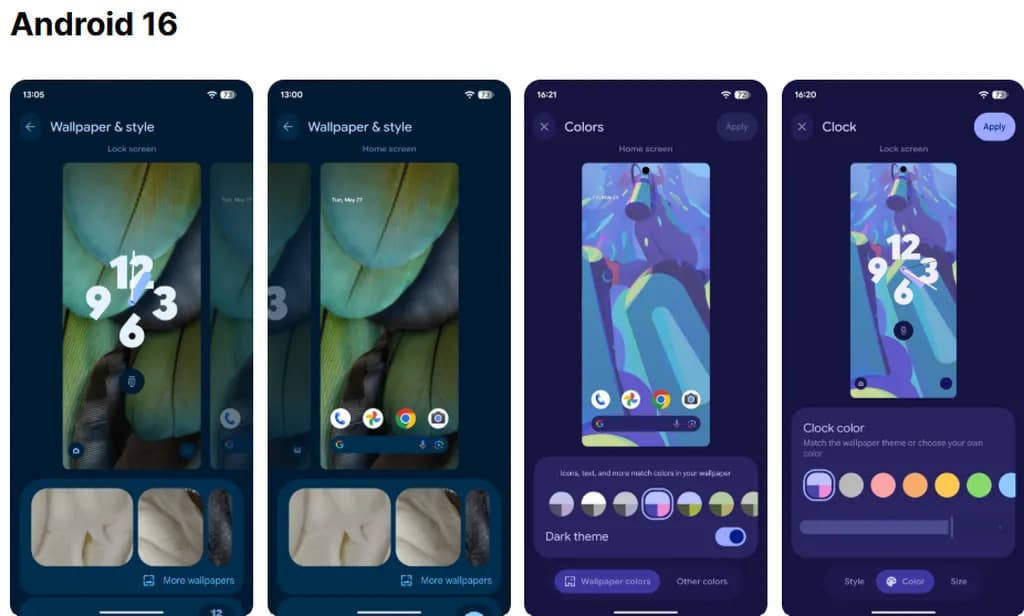 شخصیسازی صفحه قفل